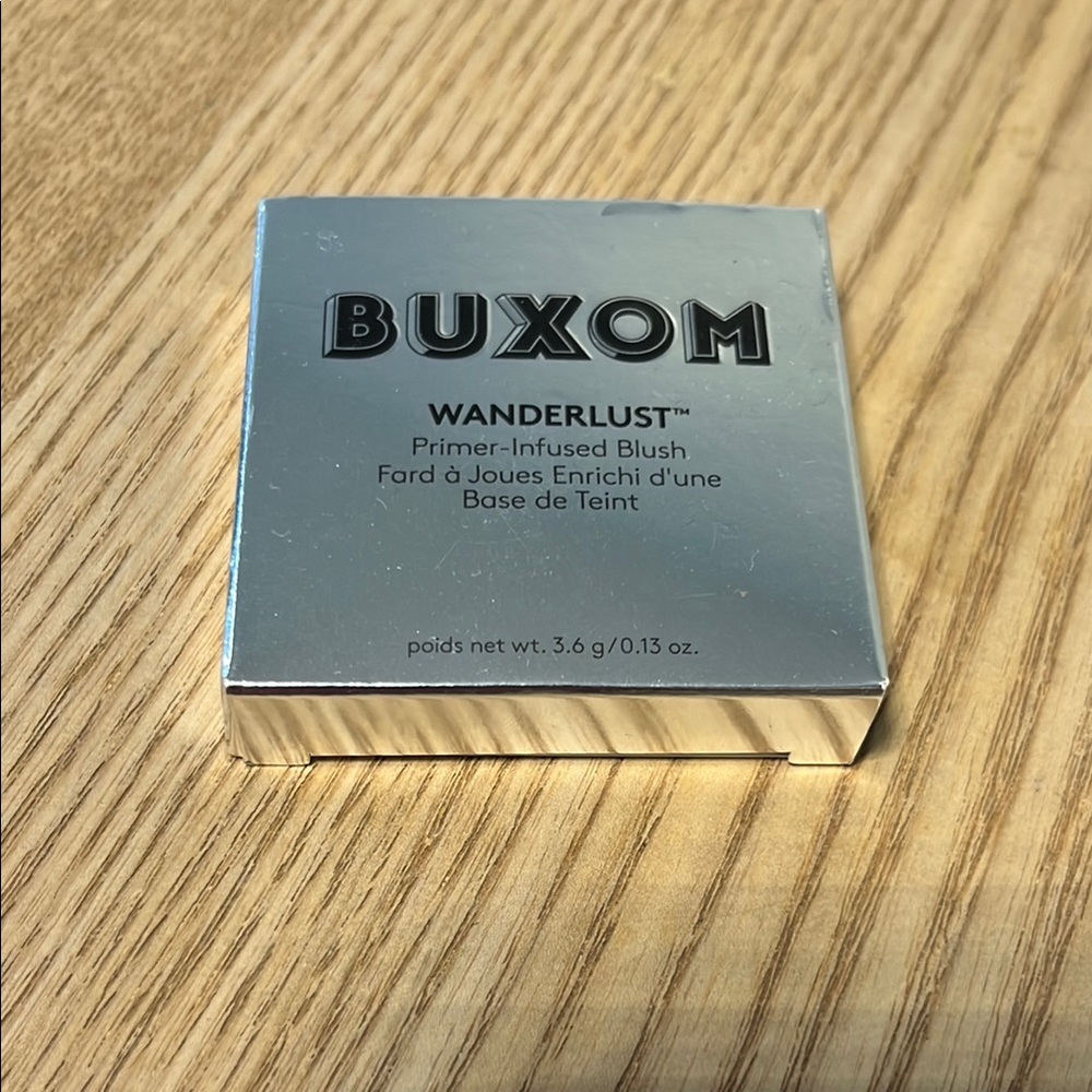 Buxom Wanderlust Primer-Infused Blush - Silver